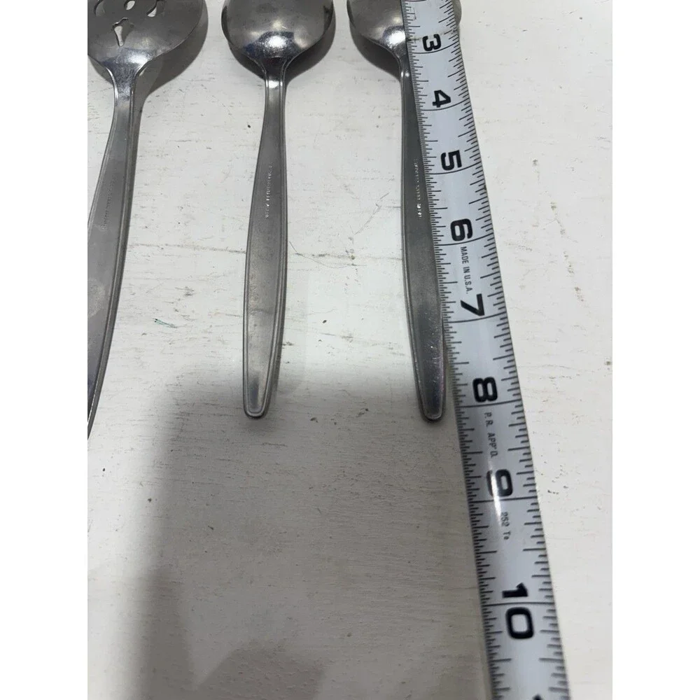 Set Of 3 Stainless Steel Japan Serving Spoons